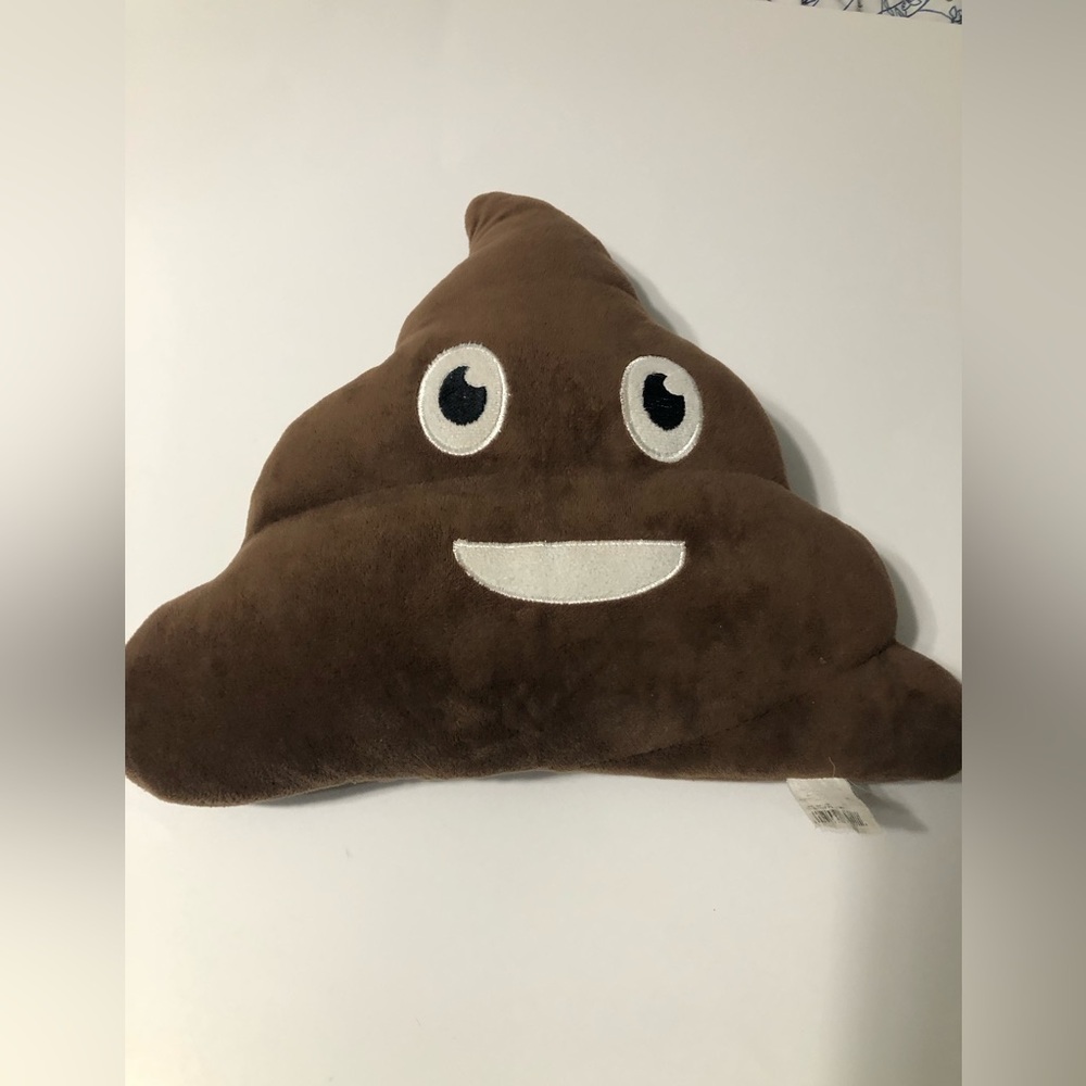 Brown emoji poop pillow‎